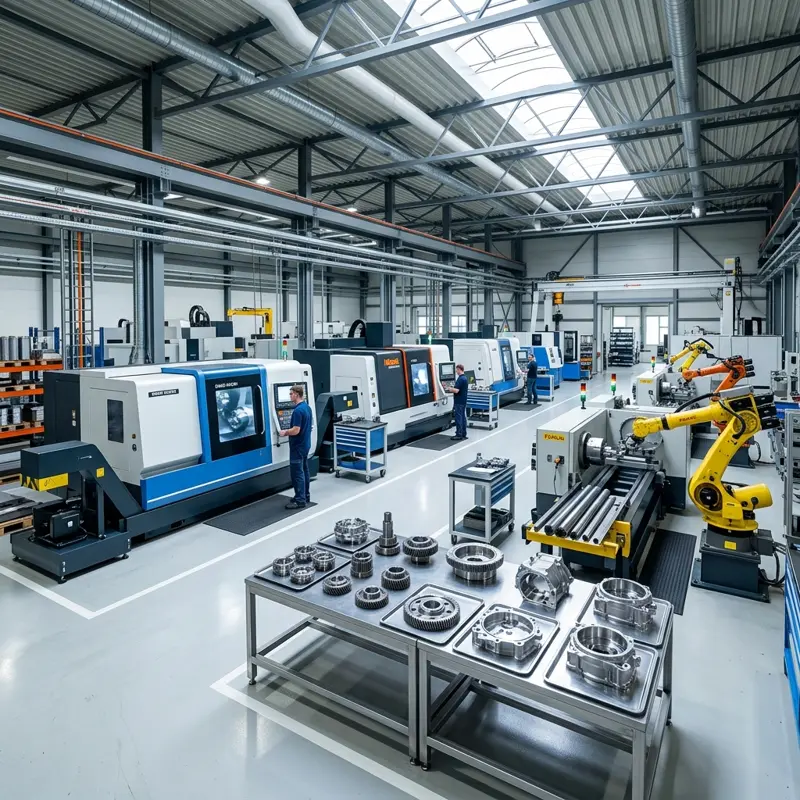 Precision CNC Auto Parts Factory