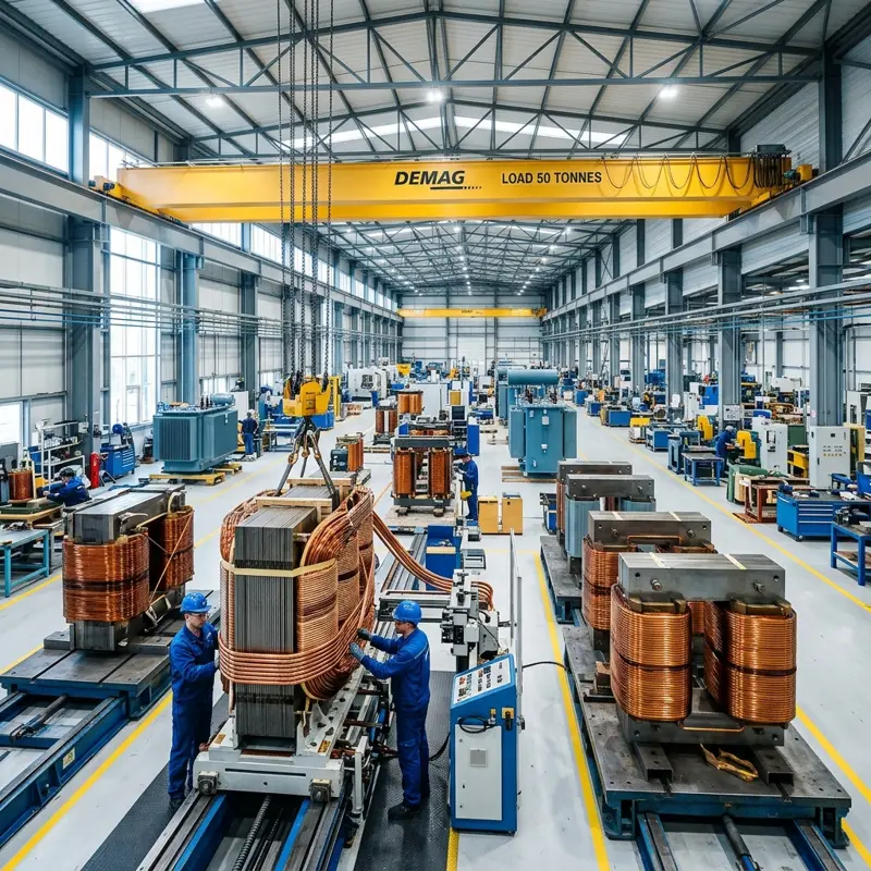 Power Transformer Manufacturing Shop